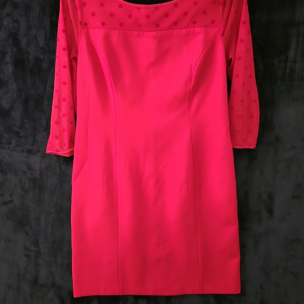Talbots red dress